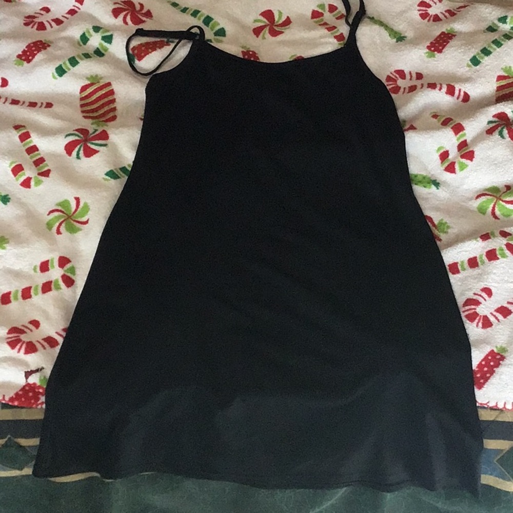 “the limited” black small tank top